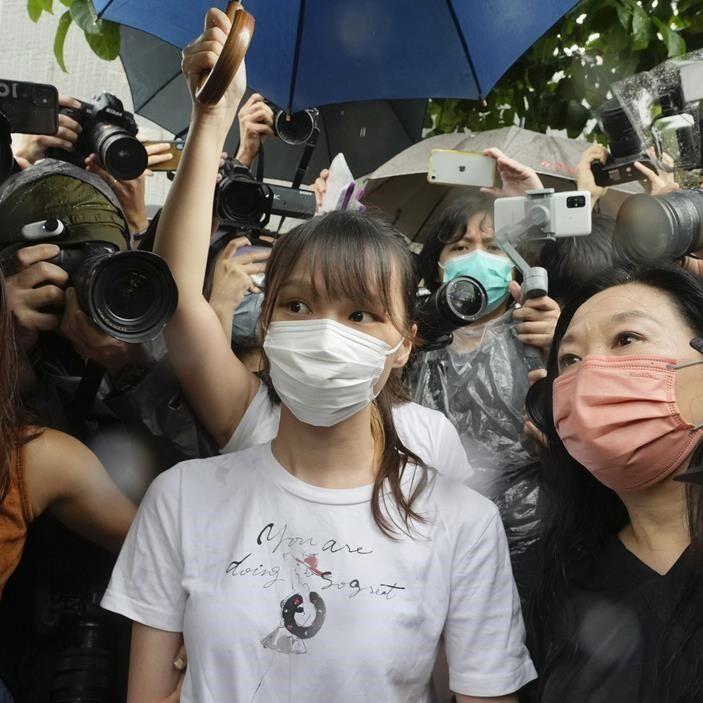 Hong Kong pro-democracy activist Agnes Chow jumps bail and moves to Canada